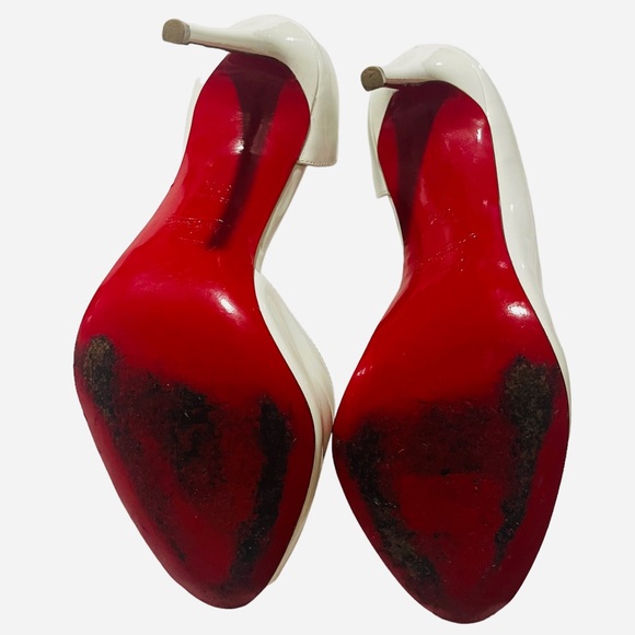 CHRISTIAN LOUBOUTIN Very Privé Patent Leather Heels - Picture 7 of 9